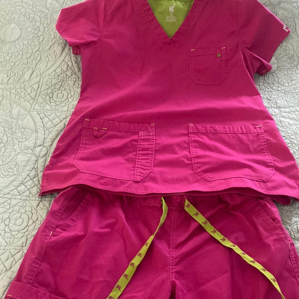 Pink scrubs